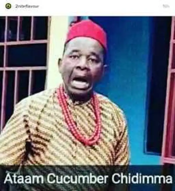 Flavour Mocks Chidinma Okeke Over Her Leaked Cucumber S*x Video With This Photo